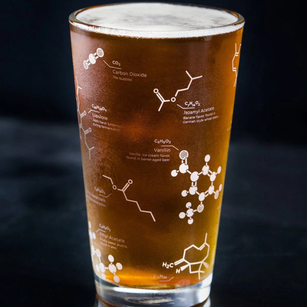 Beer Chemistry Pint Glass (Set of 2)