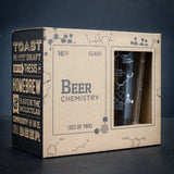 Beer Chemistry Pint Glass (Set of 2)