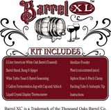 Wine Making Kit with Barrel