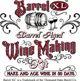 Wine Making Kit with Barrel