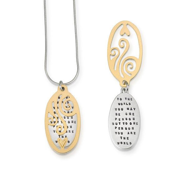 You Are The World Necklace