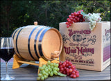 Wine Making Kit with Barrel