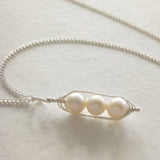 Pea Pod Necklace