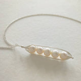 Pea Pod Necklace