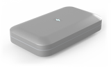 A white smartphone UV sanitizer from PhoneSoap