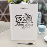 Personalized Music Quiz Book By Decade