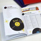 Personalized Music Quiz Book By Decade
