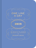 One Line a Day 2019 12-Month Planner & Memory Book