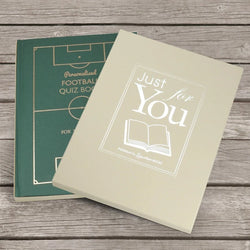 Personalized Soccer Quiz Book