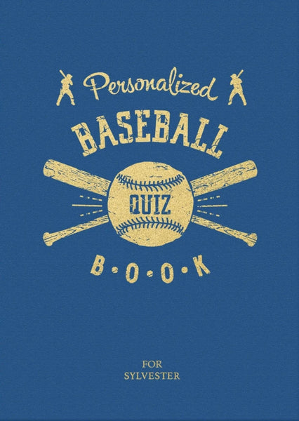 Personalized Baseball Quiz Book