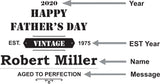 Father's Day Whiskey & Wine Barrel