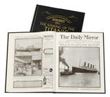 Titanic Newspaper Book
