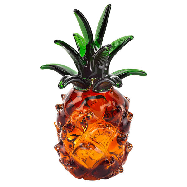 Mouth Blown Pineapple Glass Art