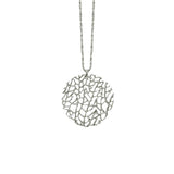 Small Coral Disc Necklace by Catherine Weitzman