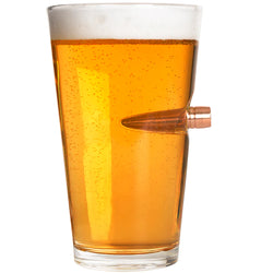 Real Bullet Pint Glass