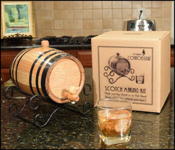 Scotch Whiskey Making Kit with Barrel