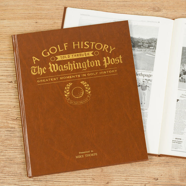 Historic Golf Newspaper Book