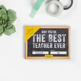 "You’re the Best Teacher" Book