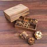 Wood Puzzle Set