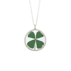 Real Clover Necklace