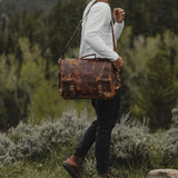 Premium Leather Messenger Bag