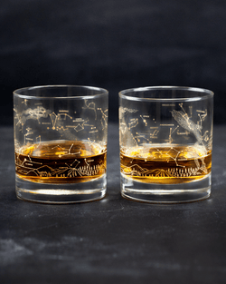 Night Sky Old-Fashioned Glasses