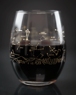 Night Sky Wine Glasses