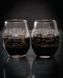 Night Sky Wine Glasses