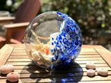 Handblown Art Glass Terrarium / Candle Holder