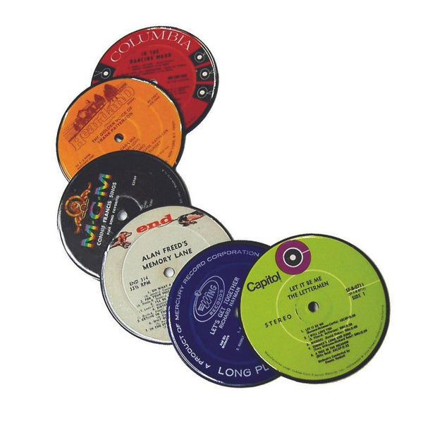 Vinyl Coasters (Set of 6)
