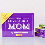 What I Love About Mom Fill in the Love Journal