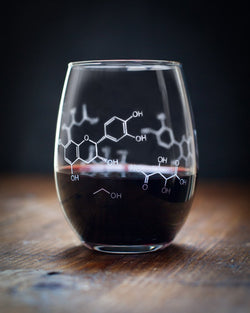 Wine Chemistry Stemless Glass